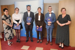 Stypendyści Starosty z cieszyńskich szkół