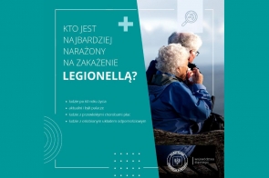 Kto jest najbardziej narażony na zakażenie legionellą-plakat