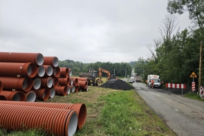Rozbudowa drogi powiatowej 2702S - ul. Słowiczej w Cieszynie wraz z przebudową skrzyżowania z ul. Hallera