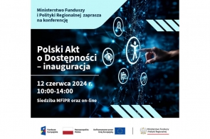 Konferencja „Polski Akt o Dostępności – inauguracja”- Plakat 