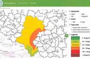 Powiadomienie o przekroczeniu poziomu informowania i o ryzyku wystąpienia przekroczenia poziomu informowania dla pyłu zawieszonego PM10 w powietrzu 