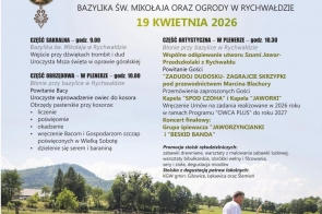 Tytuł wydarzenia, data i szczegółowy program, na dole zdjęcie pasterza prowadzącego stado owiec na tle zielonej łąki i gór.