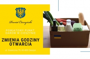 Powiatowy Punkt Darów zmienia godziny otwarcia! 