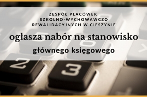 Zespół Placówek Szkolno-Wychowawczo-Rewalidacyjnych w Cieszynie zatrudni głównego księgowego 