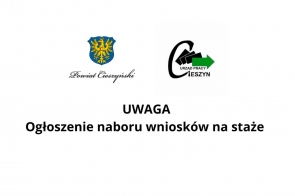 UWAGA Ogłoszenie naboru wniosków na staże 