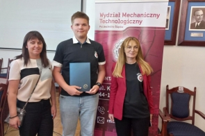 Paweł Foltyn - Ambasadorem Politechniki Śląskiej w Technikum Mechaniczno - Elektrycznego nr 3 z Cieszyna! 