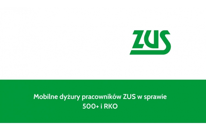 Mobilne dyżury pracowników ZUS w sprawie 500+ i RKO