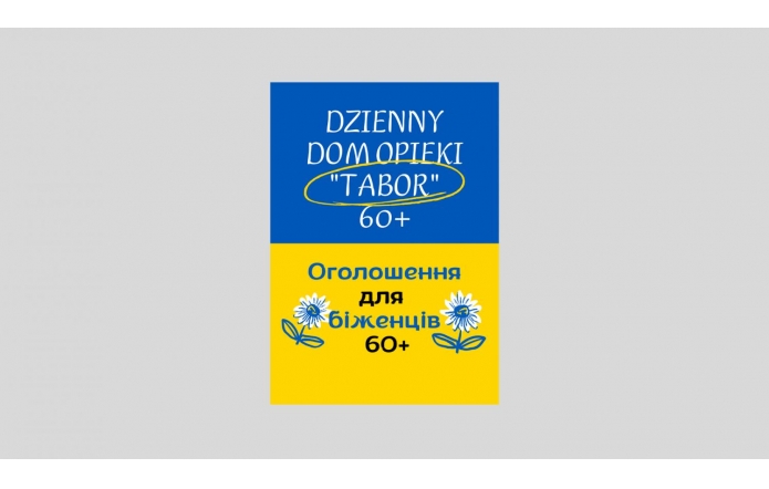 Ogłoszenie dla ludności uchodźczej w wieku 60+ /  Оголошення для біженців 60+