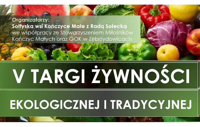 Targi żywności ekologicznej i tradycyjnej- plakat 