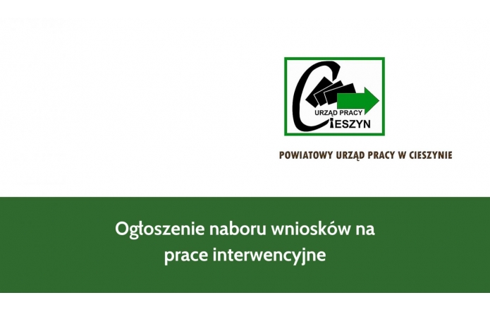 UWAGA! Ogłoszenie naboru wniosków na prace interwencyjne