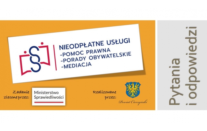 Nieodpłatne porady prawne- pytania i odpowiedzi (część 3)
