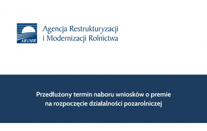 Przedłużony termin naboru wniosków o premie na rozpoczęcie działalności pozarolniczej