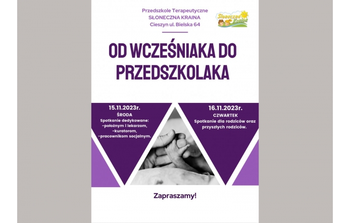 od wcześniaka do przedszkolaka- plakat 