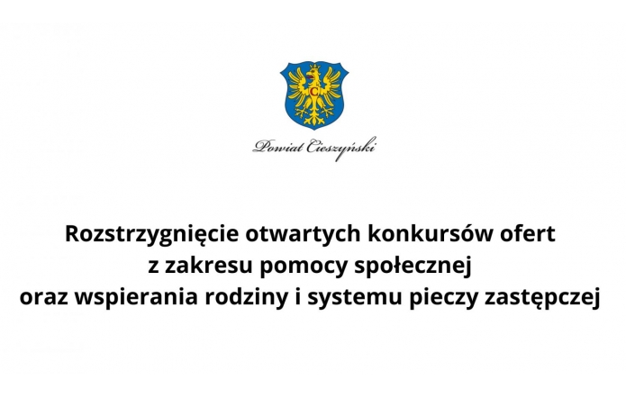 Rozstrzygnięcie otwartych konkursów ofert z zakresu pomocy społecznej oraz wspierania rodziny i systemu pieczy zastępczej  - zdjęcie wyrózniające