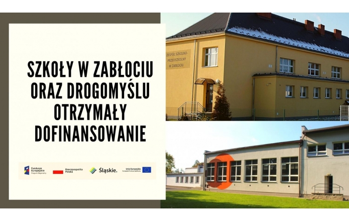 Szkoły w Drogomyślu i Zabłociu otrzymały dofinansowanie