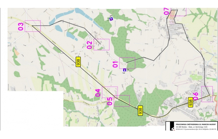 Uwaga - utrudnienia w ruchu! Mapa objazdu ul. Długa w Hażlachu 
